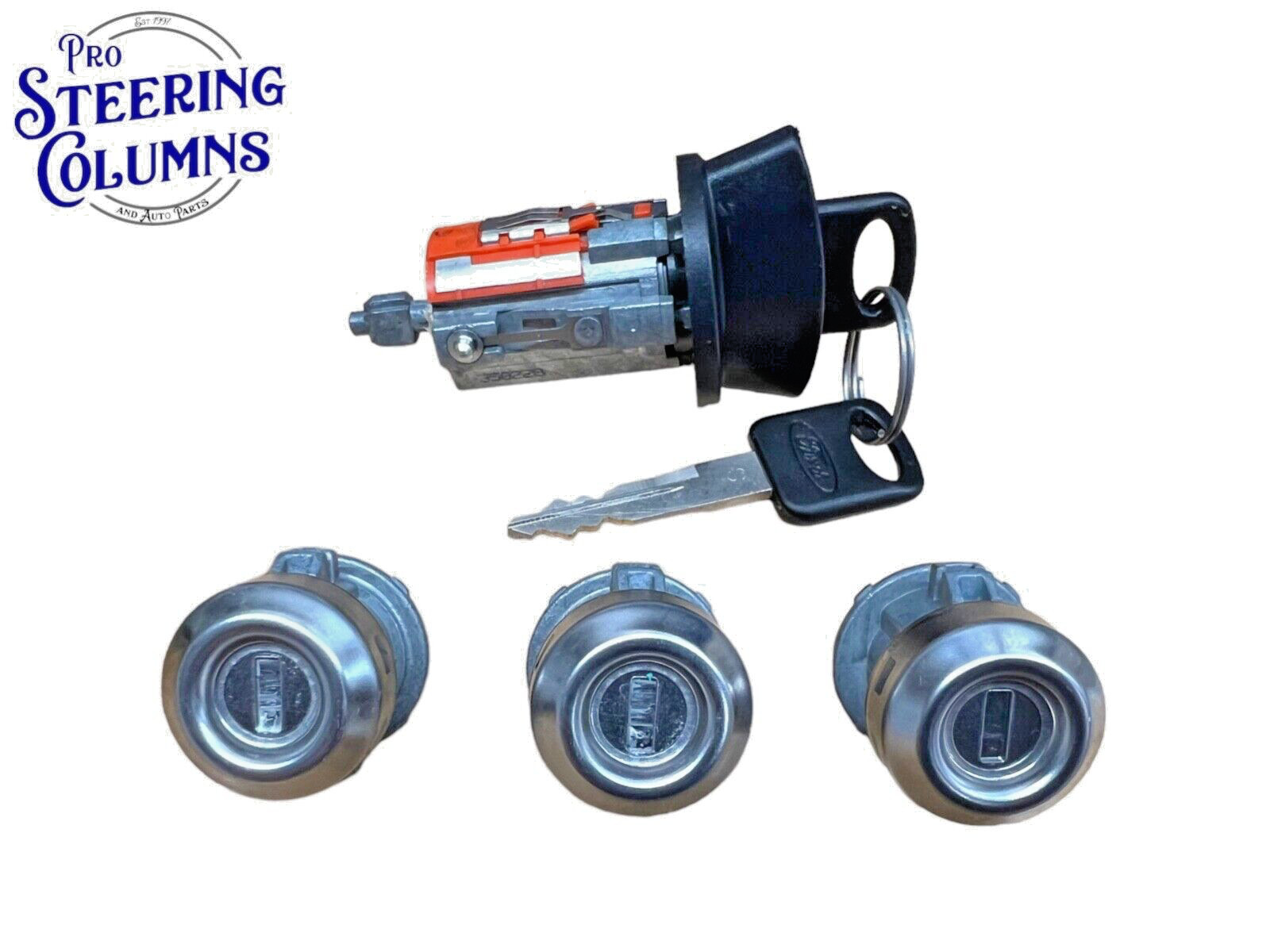 1998-2007 FORD F-250 F-350 IGNITION LOCK CYLINDER DOOR TAILGATE LOCK SET NEW OEM