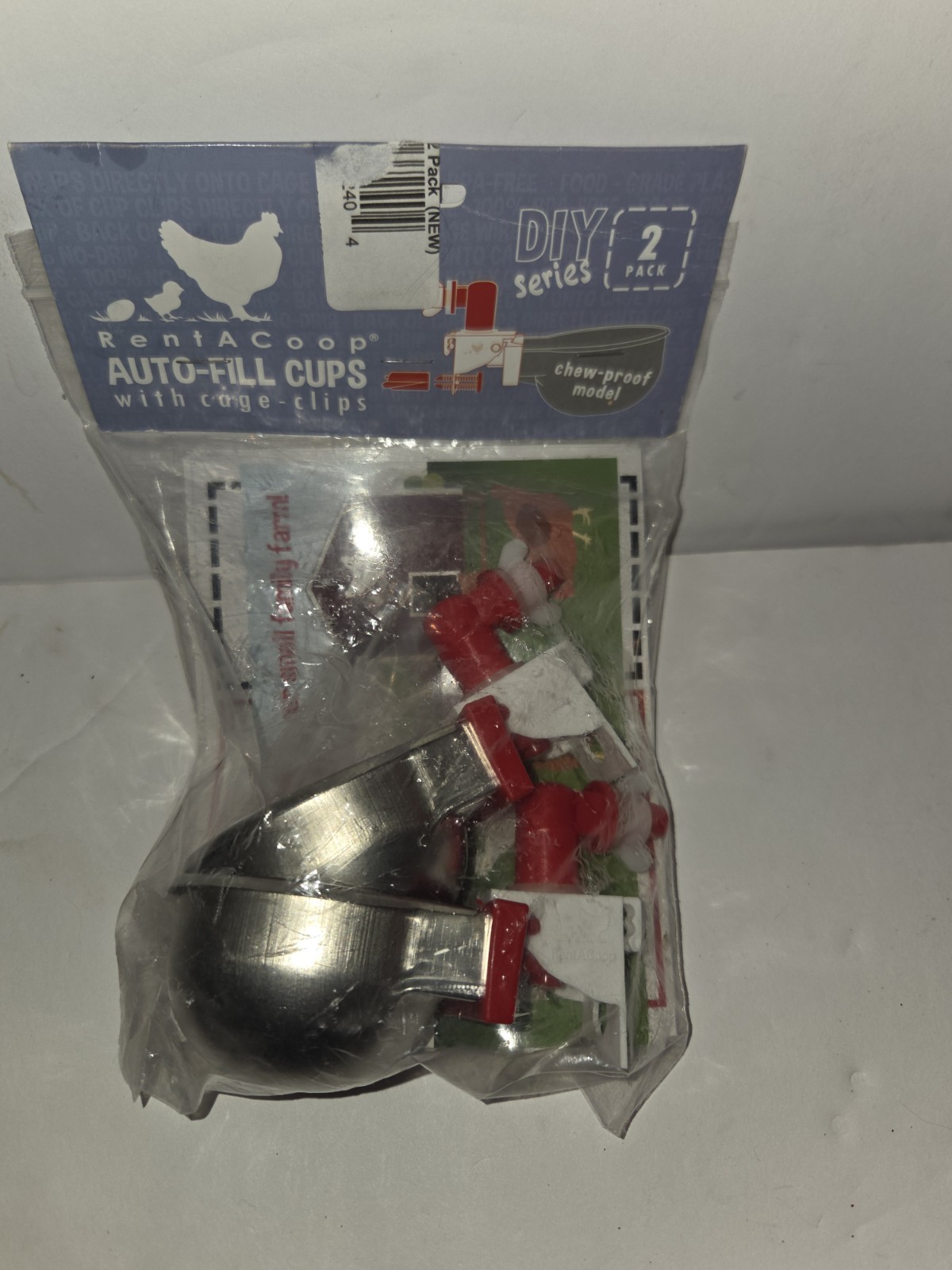 New Rent A Coop Auto Fill Cups Chicken Barn