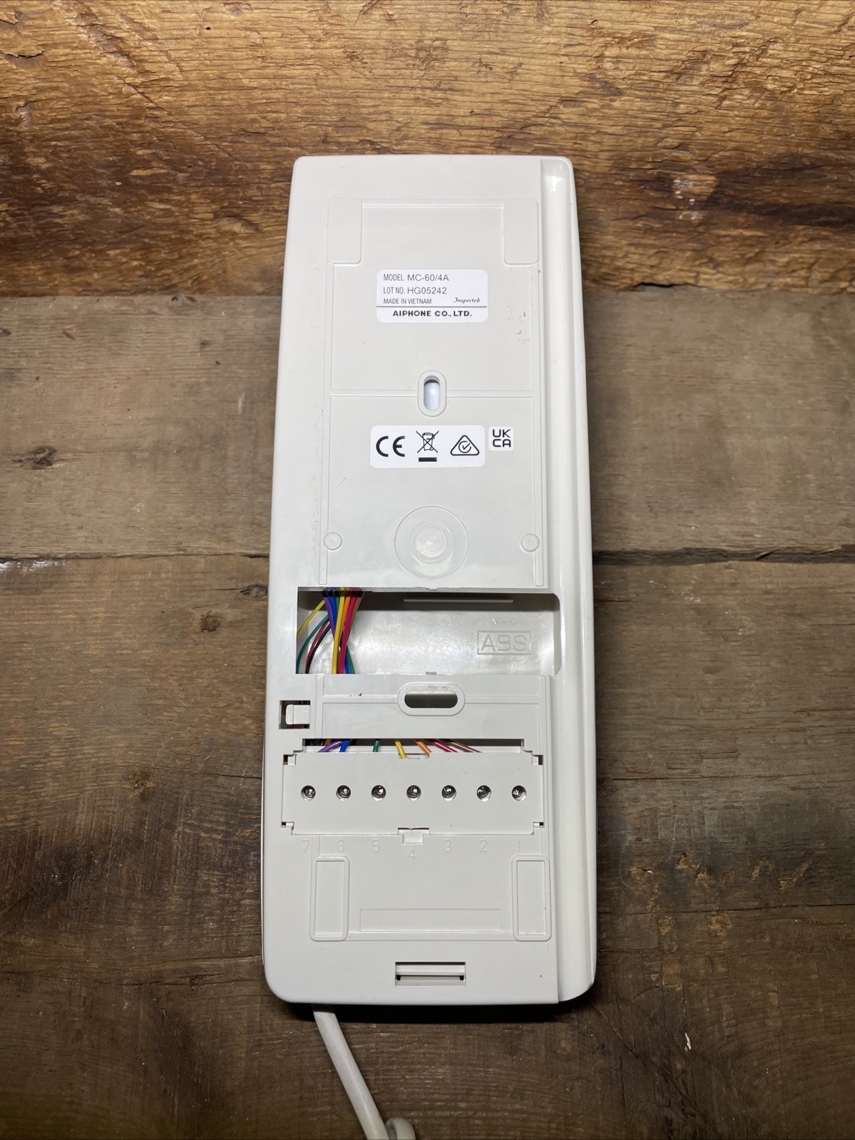 Aiphone MC-60/4A 4-Line Wall Mountable Master Intercom Handset
