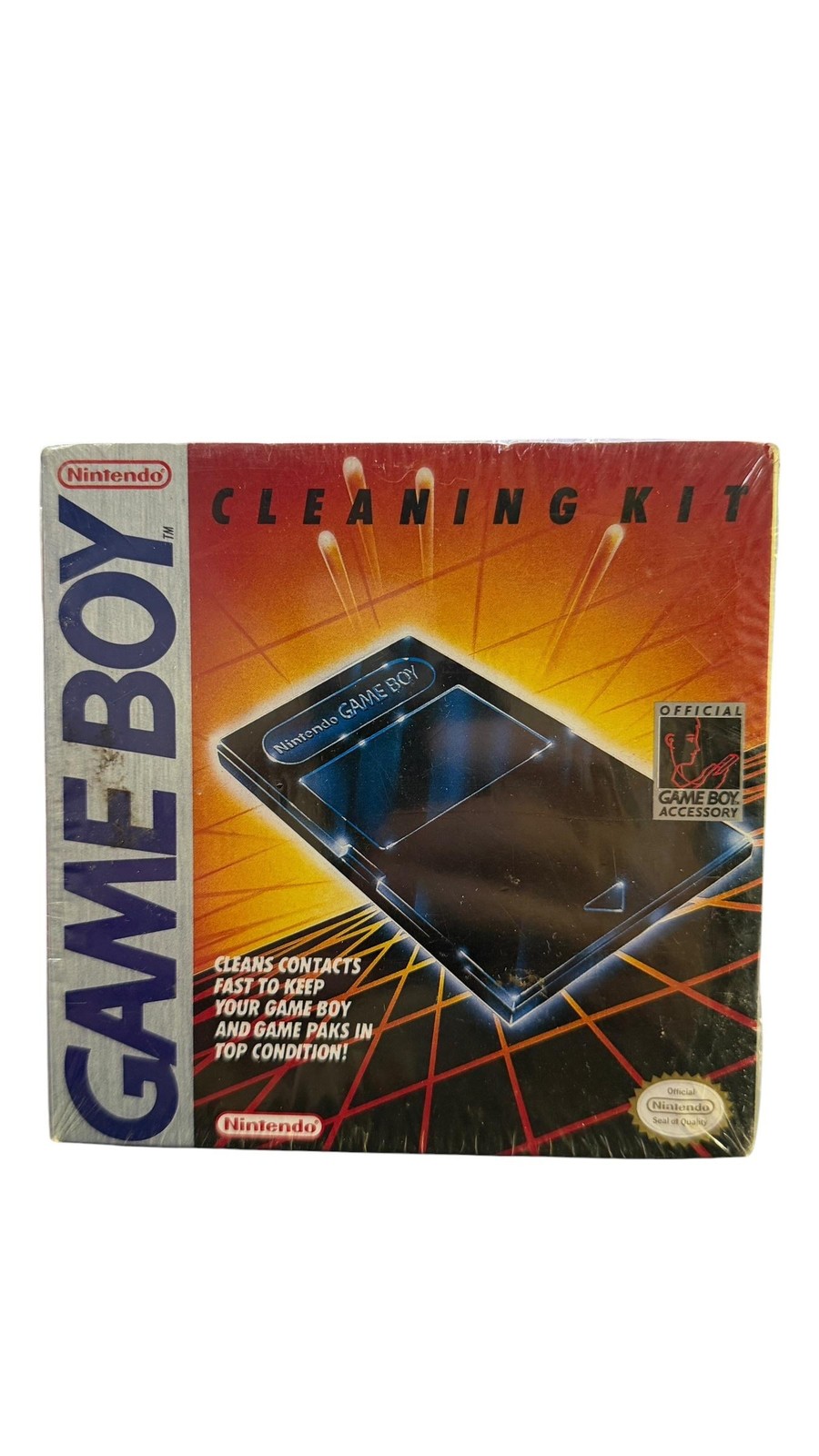 Vintage Nintendo Game Boy Cleaning Kit Black New Sealed Accessory