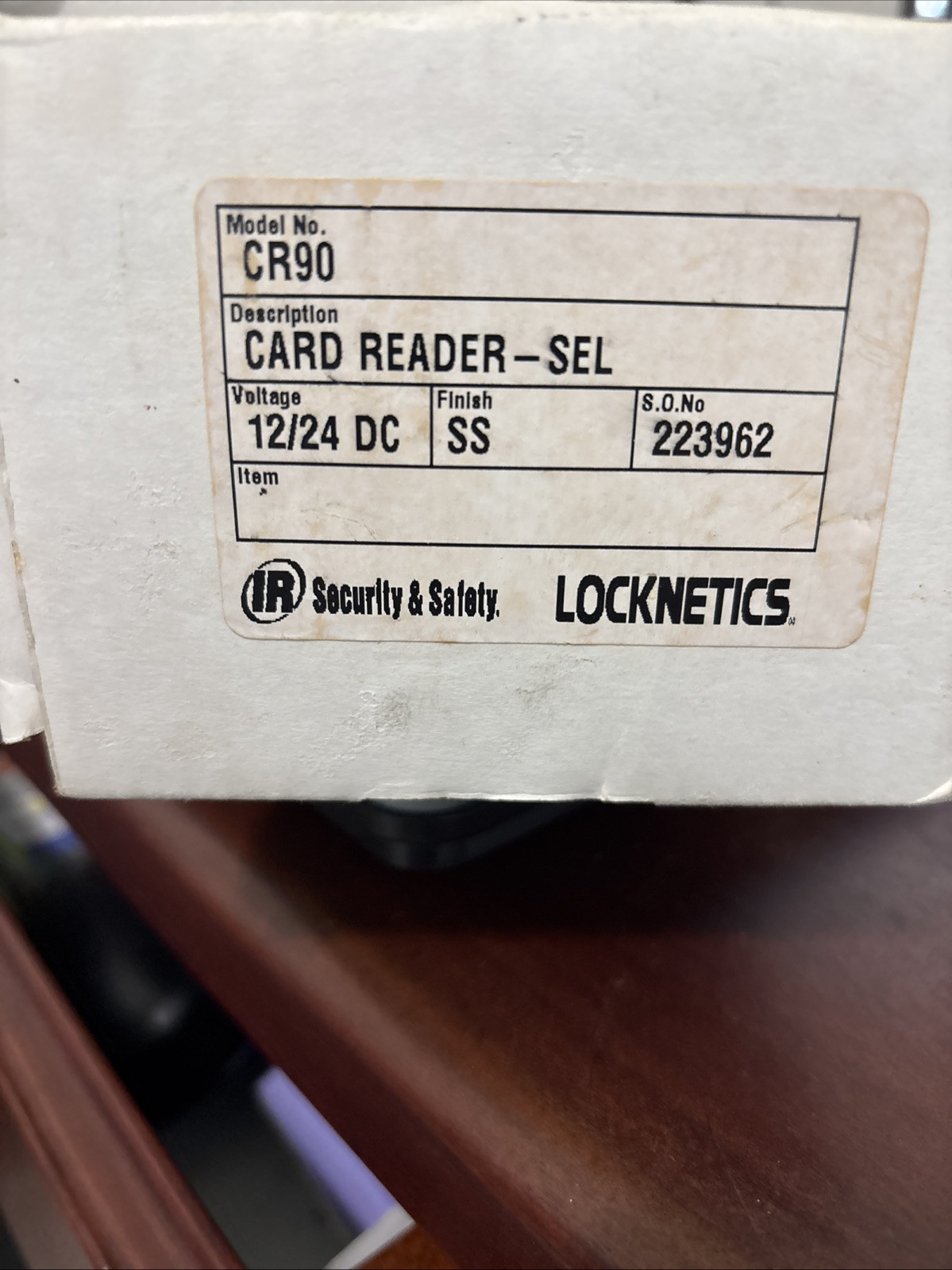 Locknetics CT1000 Offline Hardwire Door Controller and Free card Reader CR90