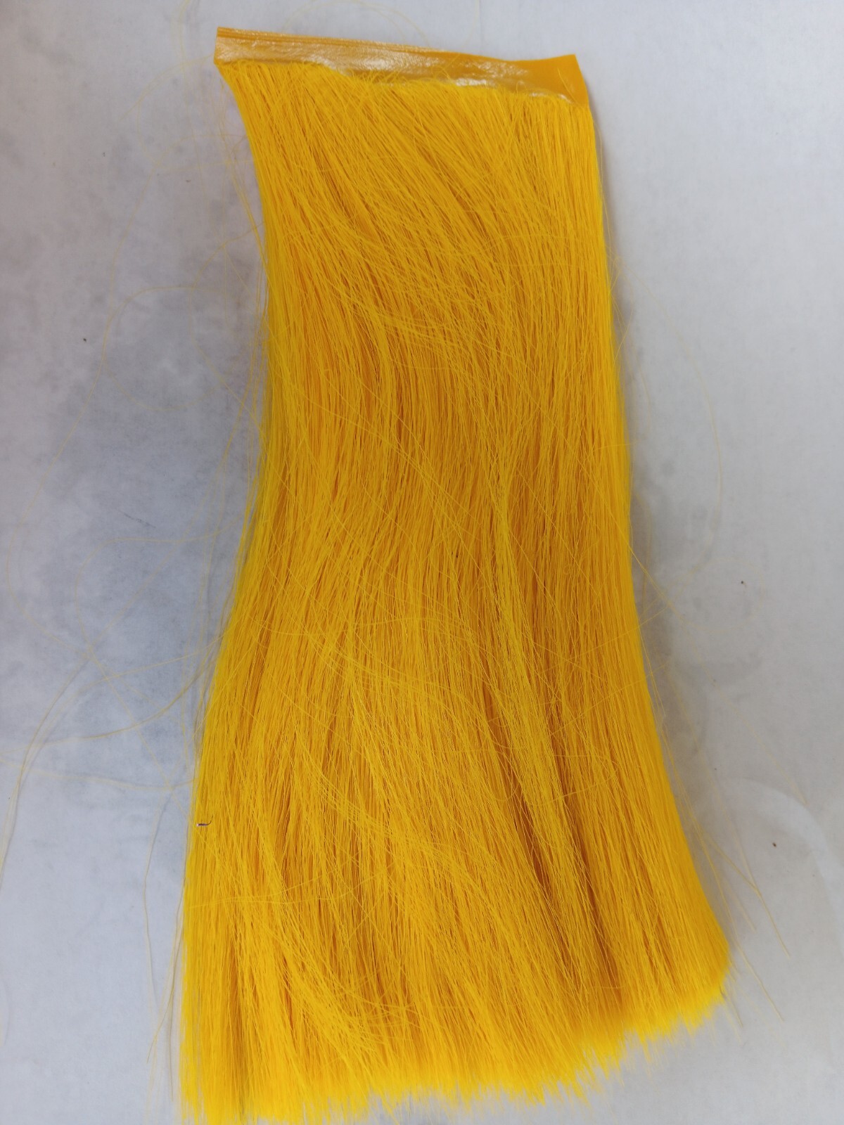 FISHAIR, 70 DENIER, SYNTHETIC HAIR 2 3/4" X 6 3/4"  FL. YELLOW