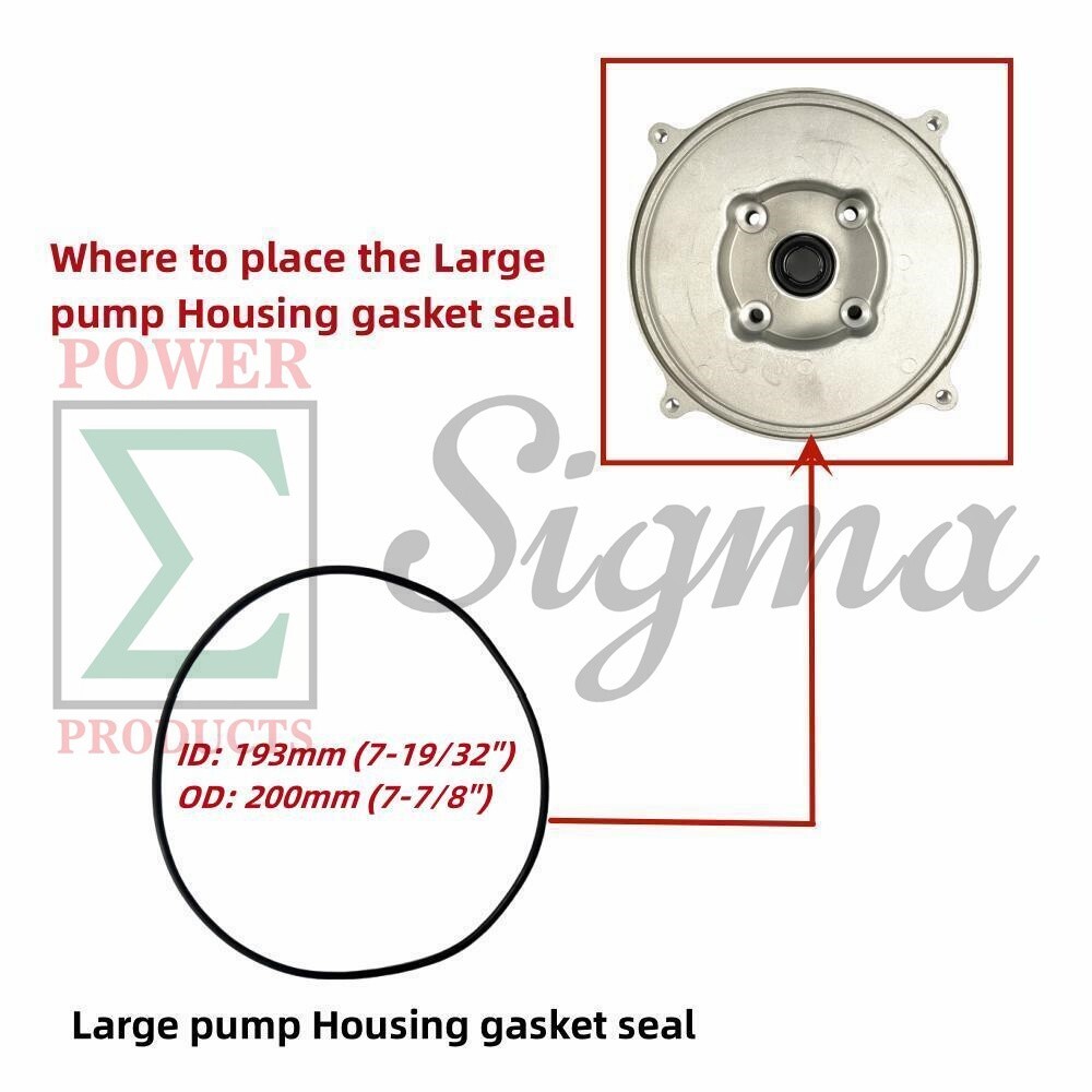 Gasket O-Ring Kit For 2" IN 212cc Pacific HydroStar 61986 68375 69774 Water Pump