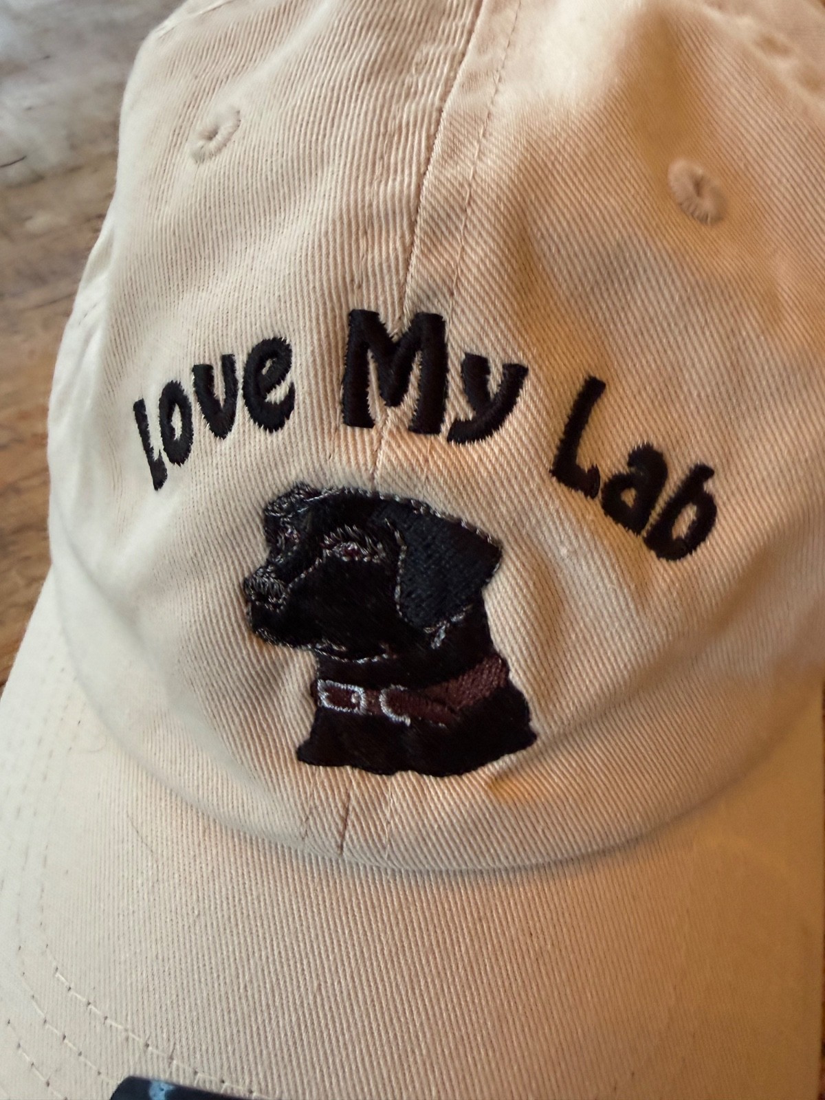 Pitbull Cambridge “LOVE MY LAB “ adjustable Baseball Cap