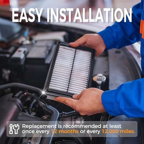 Engine Air Filter&Cabin Air Filter Combo Pack-Compatible with Mazda CX-5 CX5