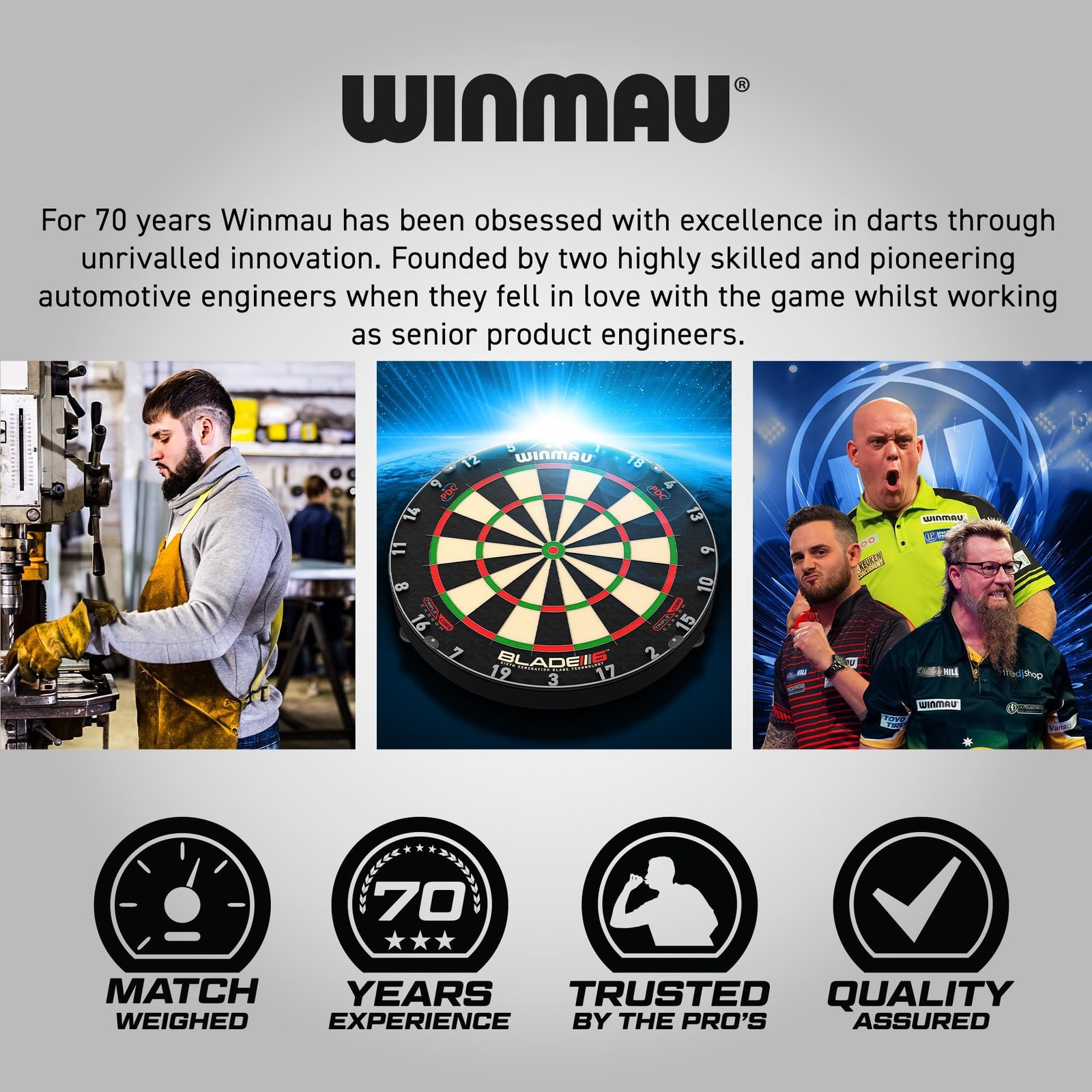 WinmauSteel Darts 22 g Green