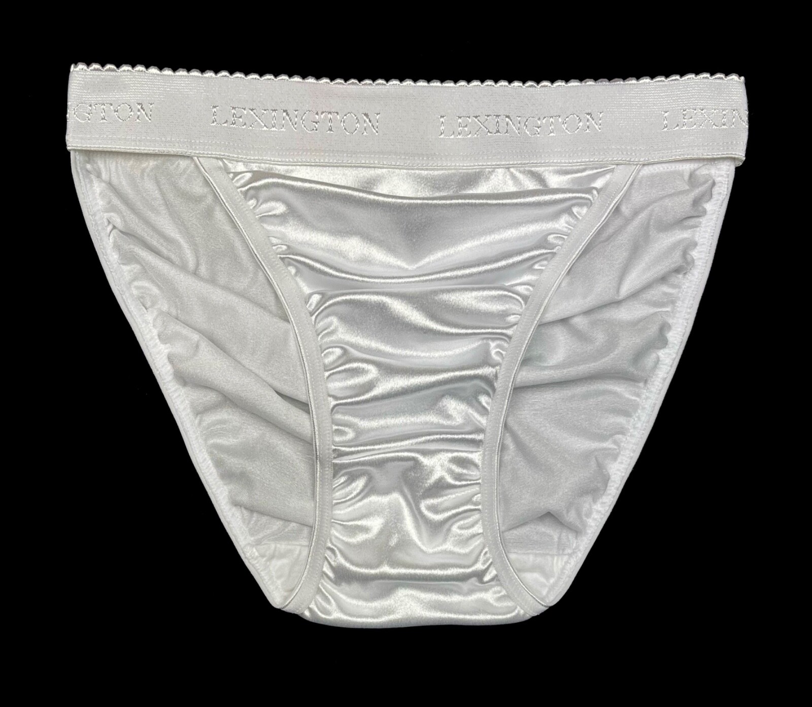 Rio Satin Panty Wide Waistband White S
