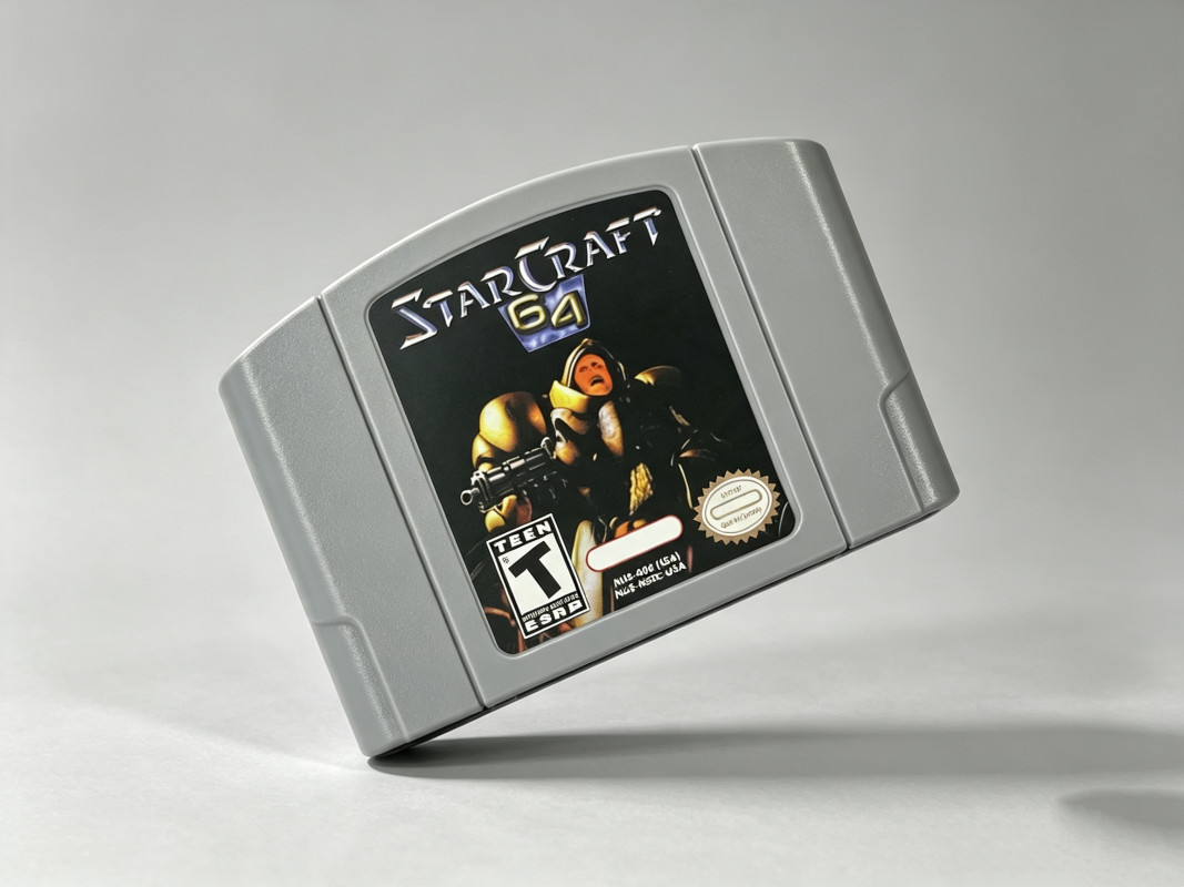 Star Craft 64 Game Cartridge For N64 Console US Version