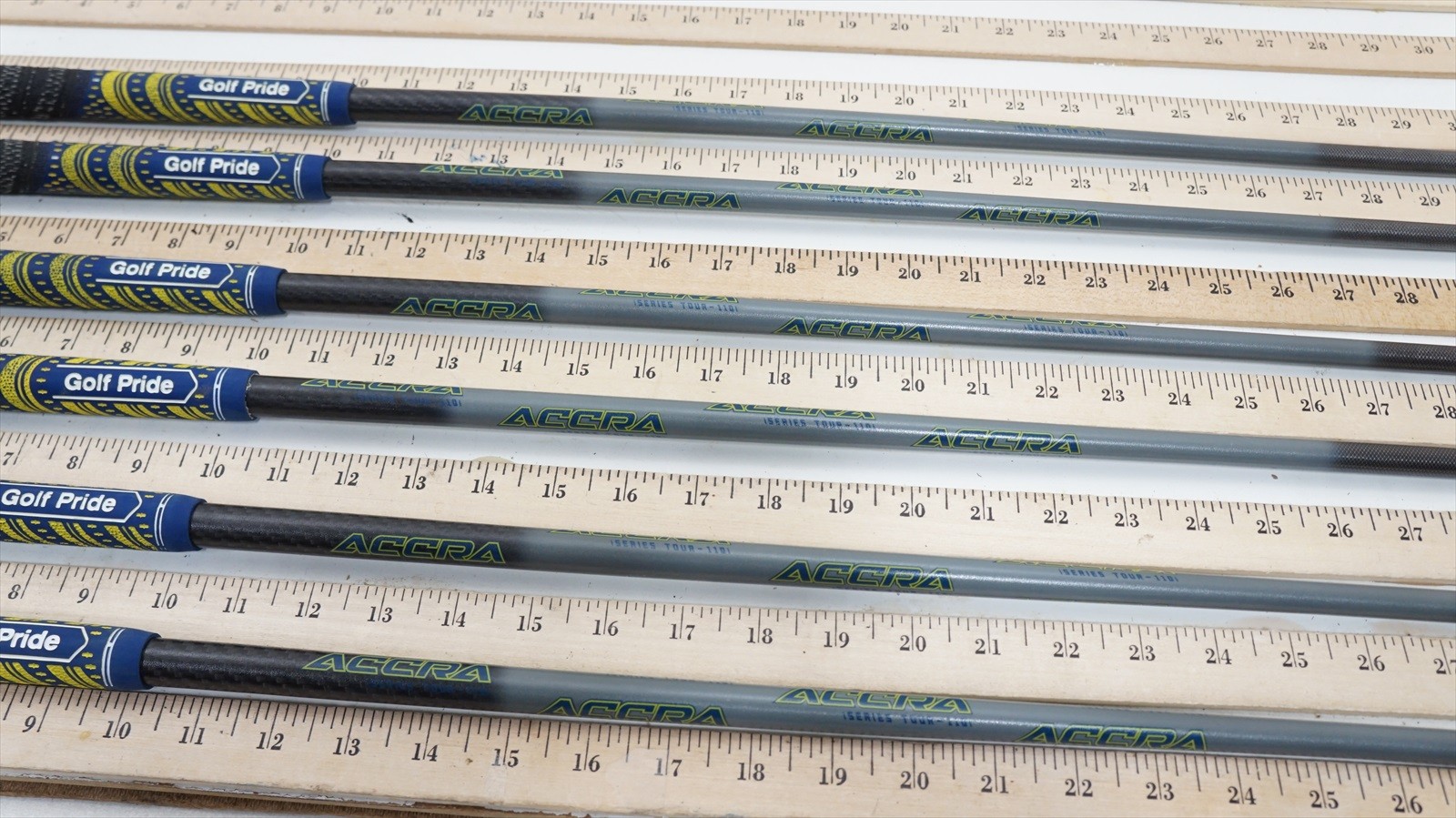 Accra Iseries 110I Tour 110G X-STIFF 35.25"38" 6pc Iron Set Shaft .370 945320