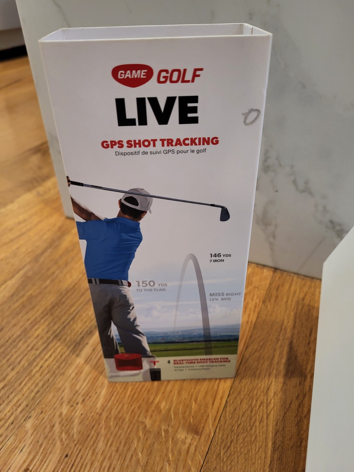 Game Golf Live GPS Shot Digital Tracking System BlueTooth Enabled Tracker