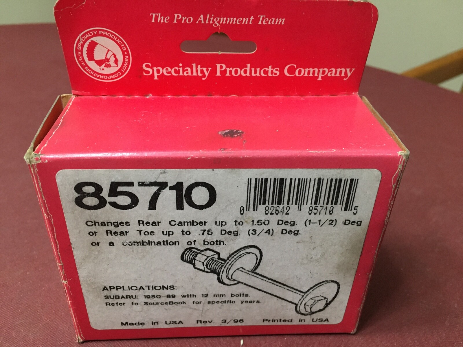 (2) Specialty Products Camber Adjustment Cams #85710