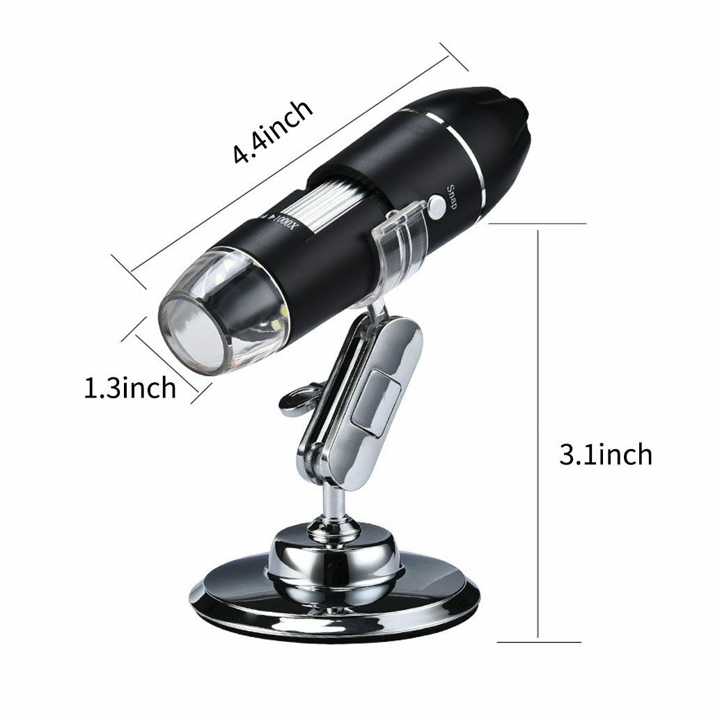 1000X USB Digital Microscope Biological Endoscope Magnifier Camera with Stand