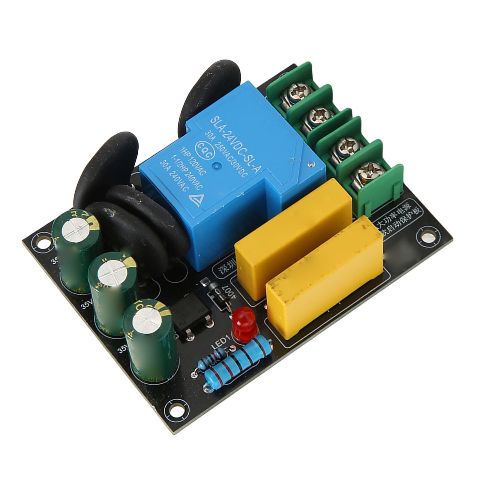 30A 6600W Soft Start Protection Module For Class A Amplifier Module AC 100V‑250V