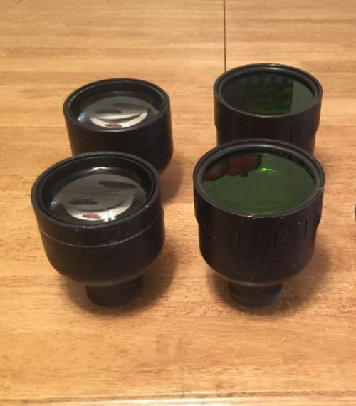 Nice Jones & Lamson AC-3078 3" Condensing Lenses & AC-3475 3" Filter Adapters.