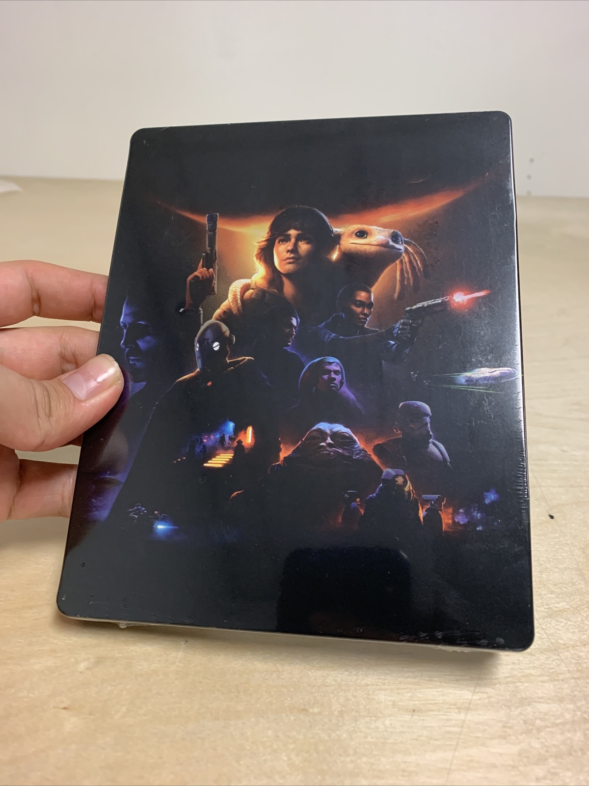 New, Sealed! Star Wars Outlaws PS5 / Xbox official SteelBook Case Only - NO GAME