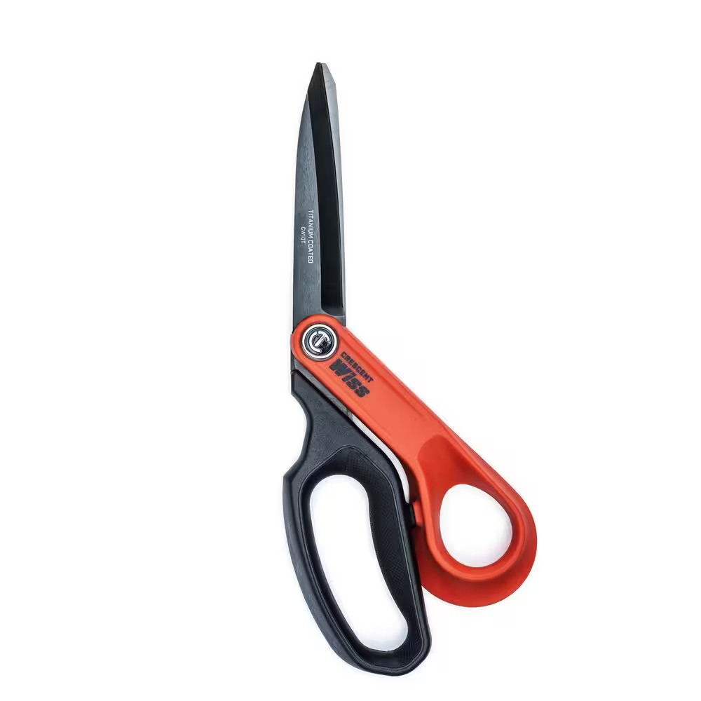 Wiss 10 In. Titanium Coated Offset Tradesman Scissors