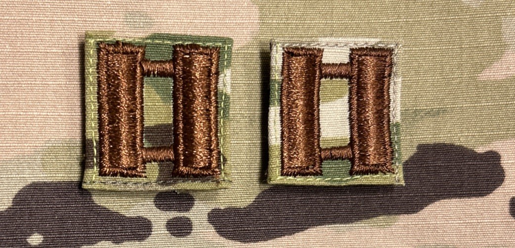 US Air Force CPT/O3 Cap Rank (2) OCP Sew-On Captain USAF
