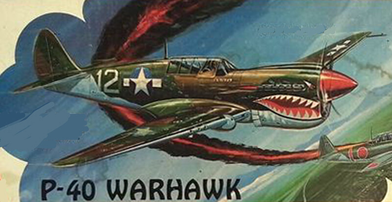 Midwest Model Airplane Plans (UC): P-40 Warhawk 48" Profile for .29 -.40