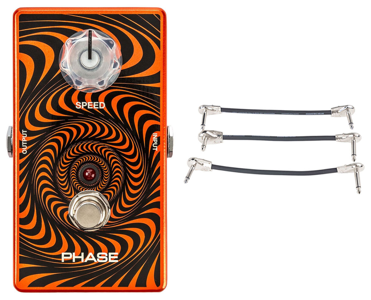 MXR WA90 Wylde Audio Phaser Pedal + Gator Patch Cable 3 Pack