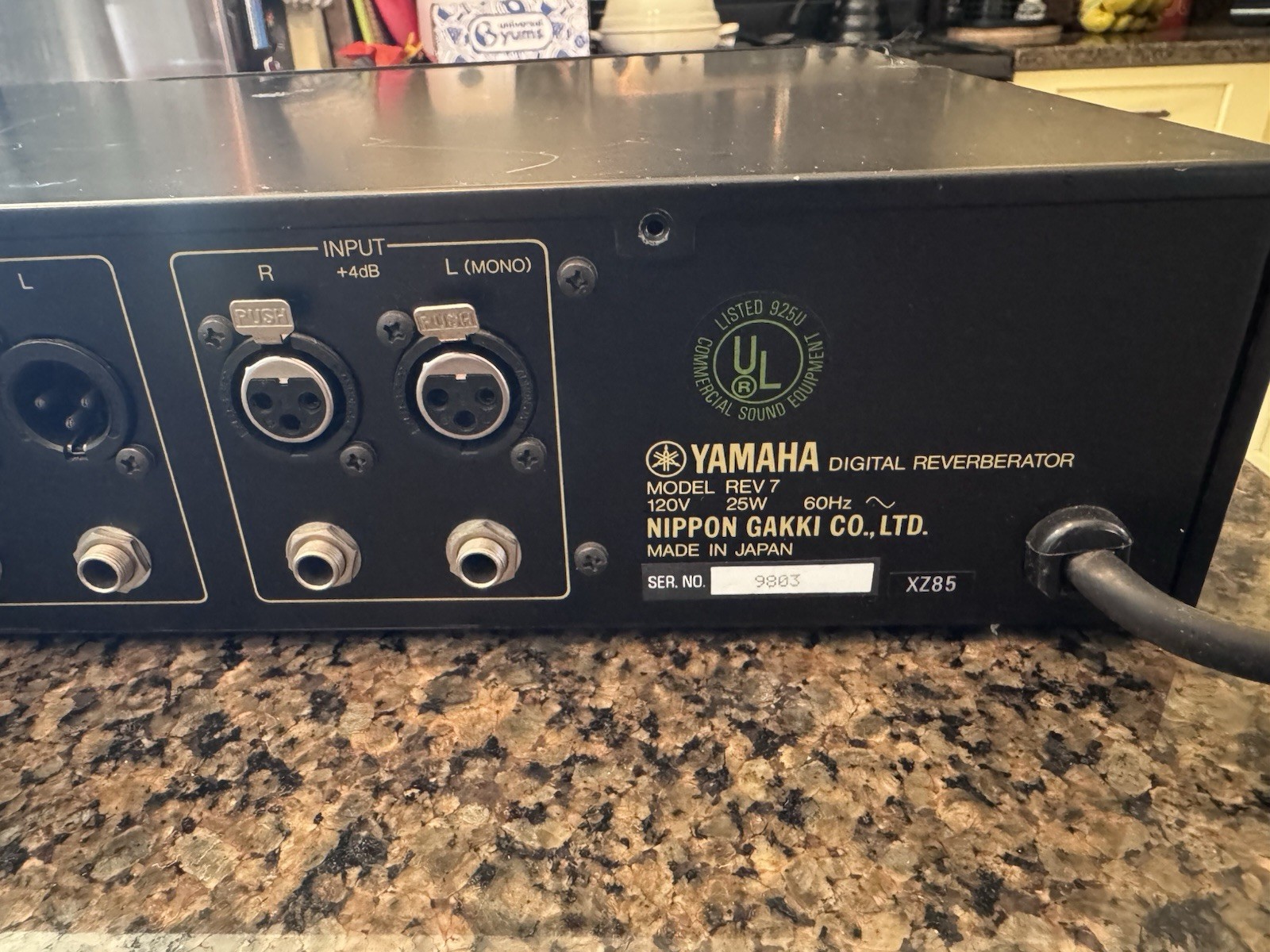 Yamaha Rev 7 Digital Reverberator Reverb Effects Processor Stereo Delay Chorus