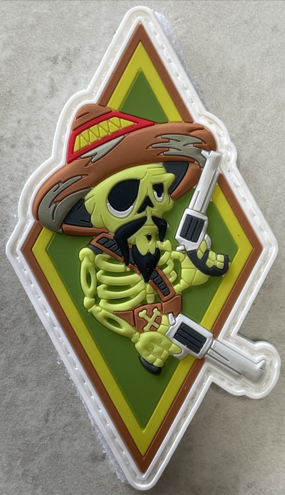 *NEW* PANCHO VILLA CALAVERA PISTOLERO PATCH HOOK BACKING MORALE TACTICAL