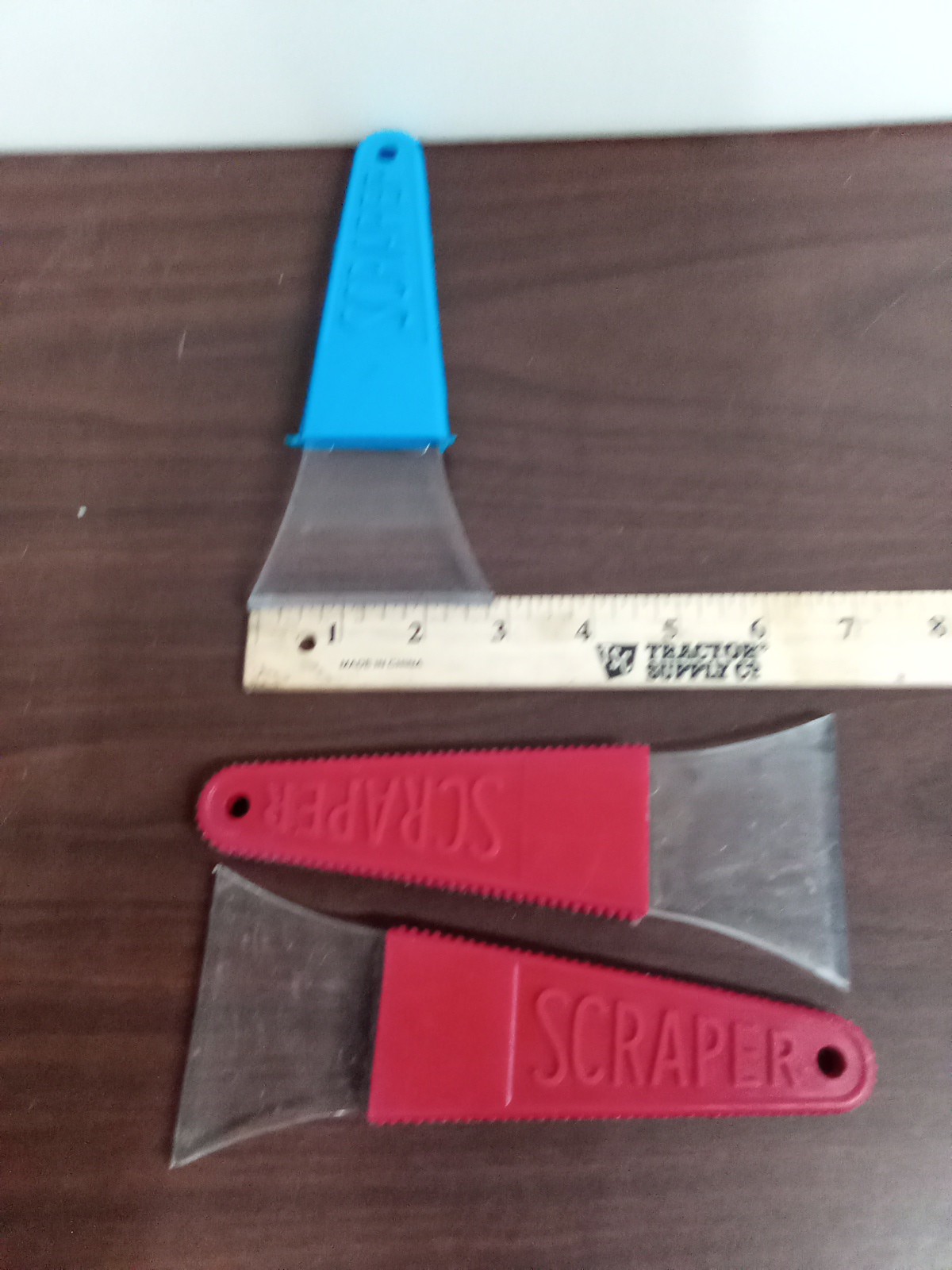 Miscellaneous Set Of Three Windshield Scrapers Free Shipping
