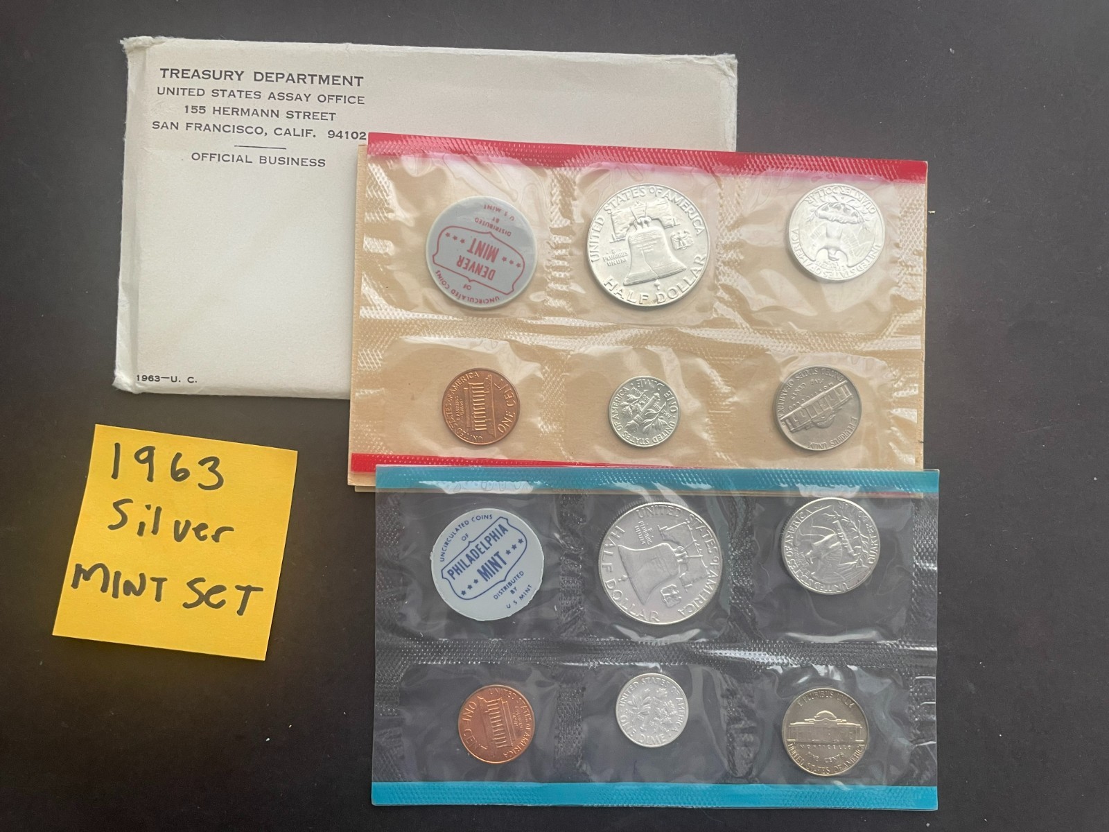 1963 US SILVER MINT SET