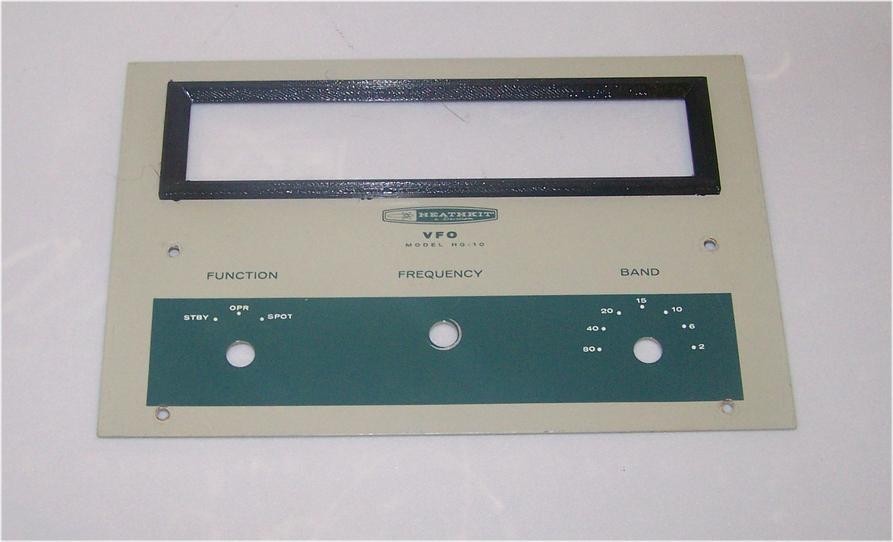 Heathkit HG-10B Window Bezel P/N 446-61