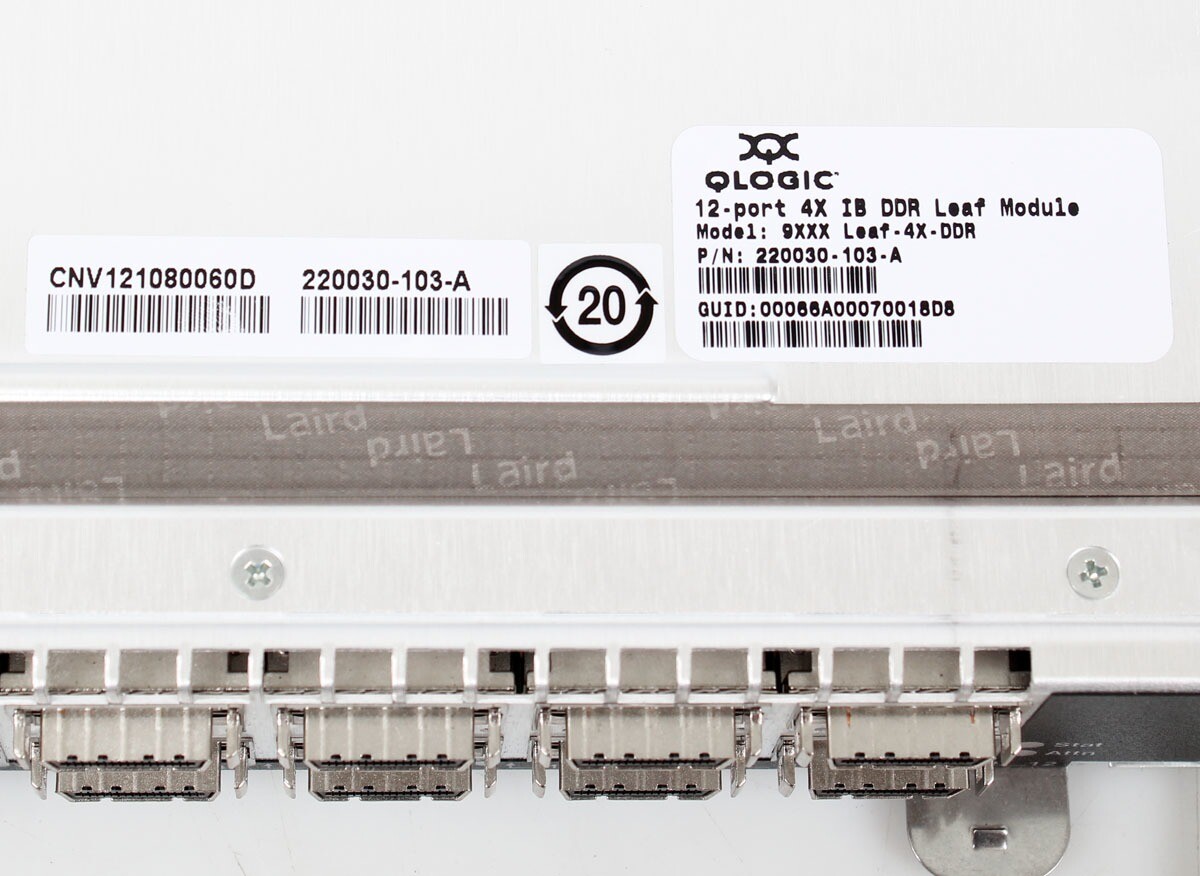 Genuine QLogic 9XXX Leaf-4X-DDR Server Network Switch 12-Port Leaf Module