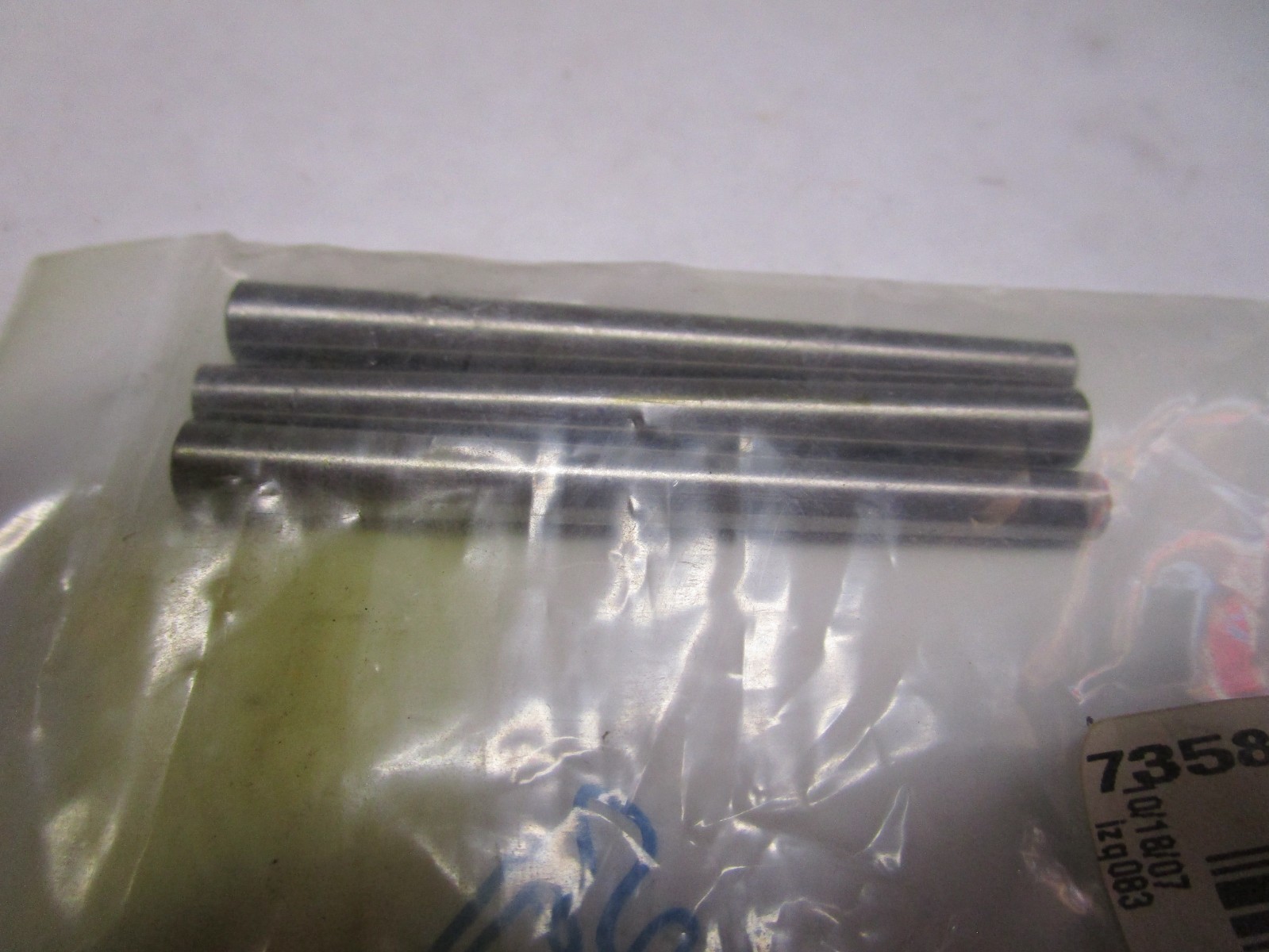 #4 0.198"-1/4"End Dia 2-1/2"L Plain C/S Std Tapered Pin QTY 3