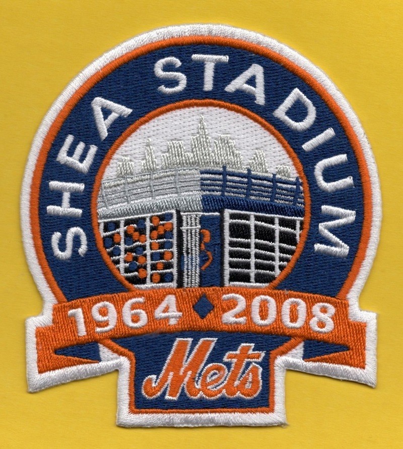 NEW YORK METS 2008 SHEA STADIUM FINAL SEASON AUTHENTIC MLB PATCH