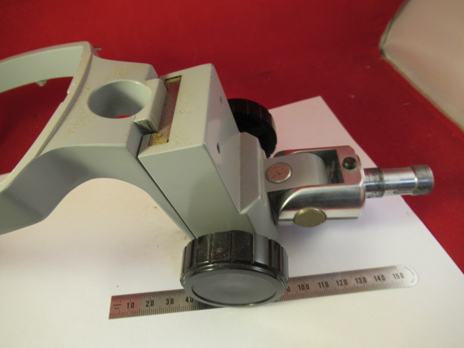 bausch OPTICS STEREO HOLDER SUPPORT MICROSCOPE PART AS PICTURED &8-A-04