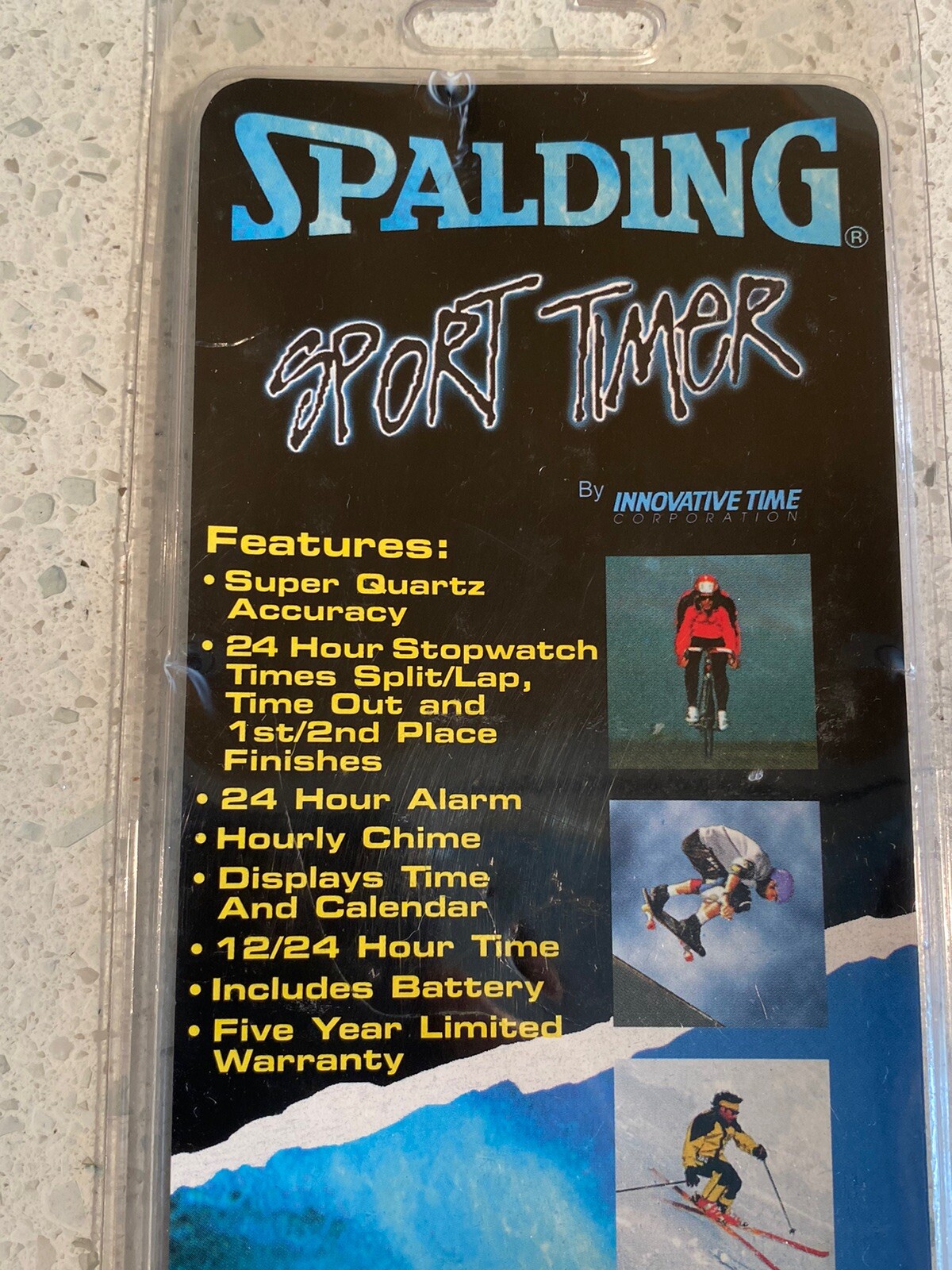 Spaulding Quartz Multi-Sport Timer 1996 NOS