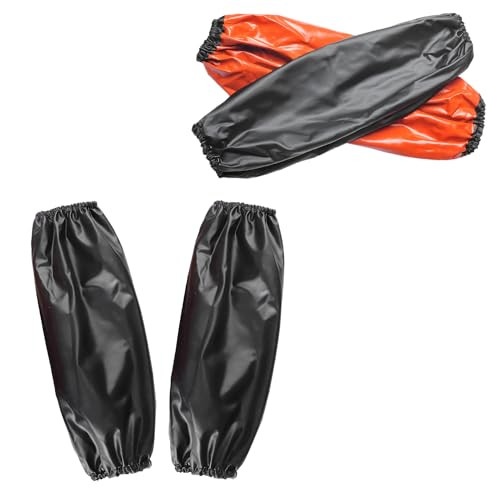 Yzurbu 2 Pairs PVC Arm Sleeves Covers, Waterproof Oilproof Sleeves Protector,