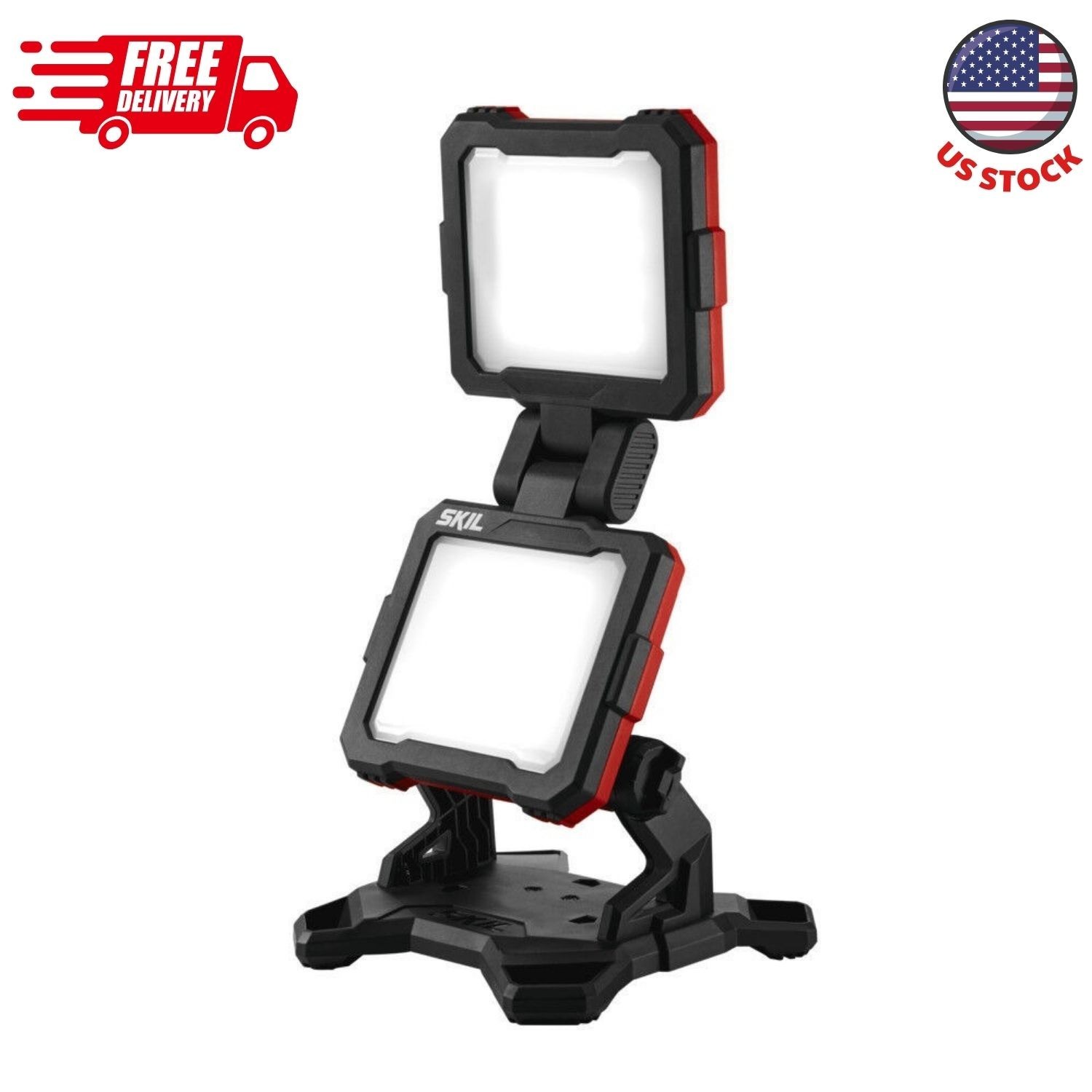 20V Dual Head Flood Light, Tool Only, Battery and Charger Not Included