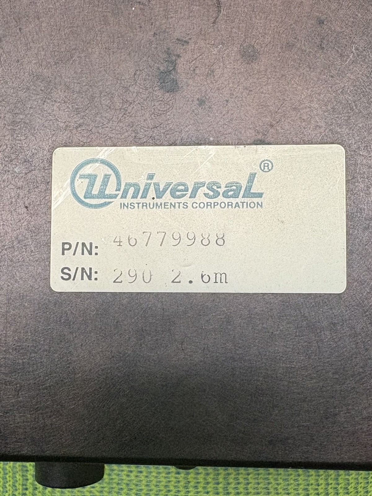 Universal Instruments 46779988 Camera 2.6 mil