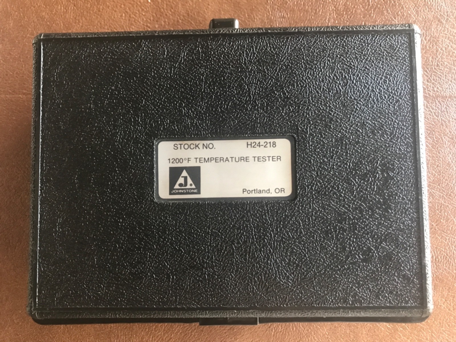 Johnstone 1200 F H24-218 Temperature Tester with Plastic Case/Tools/Instructions