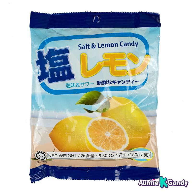 Wonderfood Salt and Lemon Hard Candy 5.30 oz From Malaysia