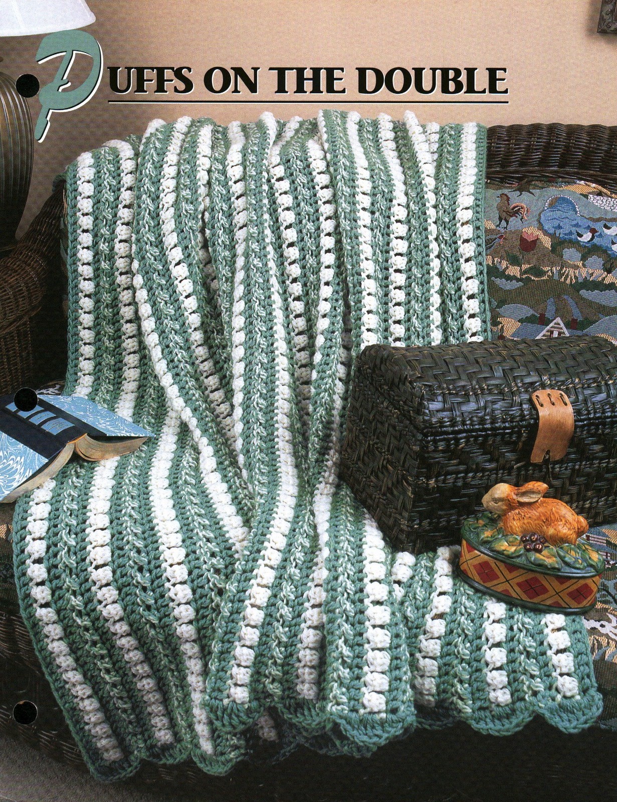 Puffs on the Double Afghan | Annie's Crochet Quilt Afghan Club QAC342-03