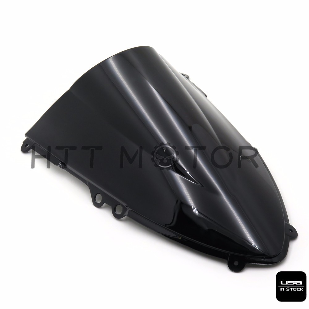 Smoke Black Double Bubble Windscreen Windshield for Ducati 899 1199 Panigale