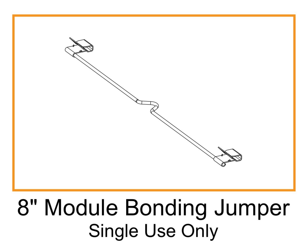 IRONRIDGE BX BX-MB8-M1 8" BONDING JUMPER