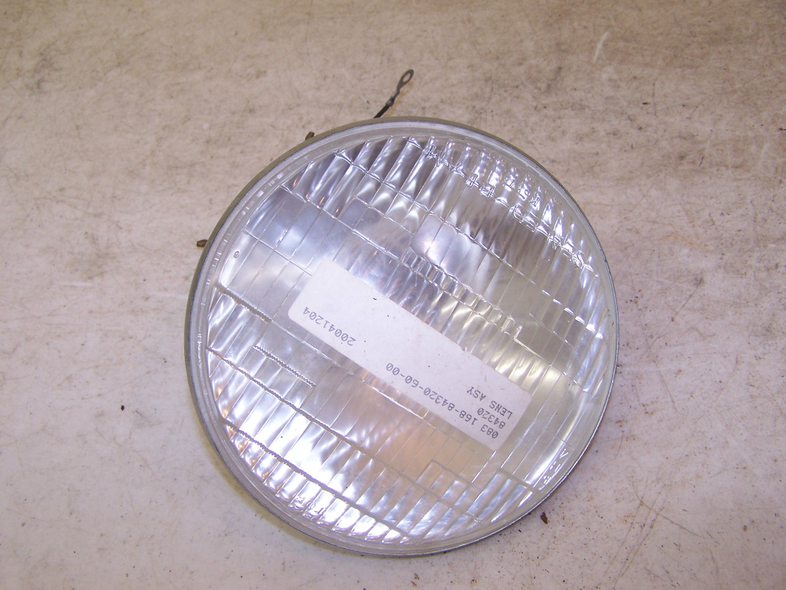 YAMAHA YL2 HEADLAMP HEAD LIGHT LENS SEALED BEAM 168-84320-60-00  YL 2