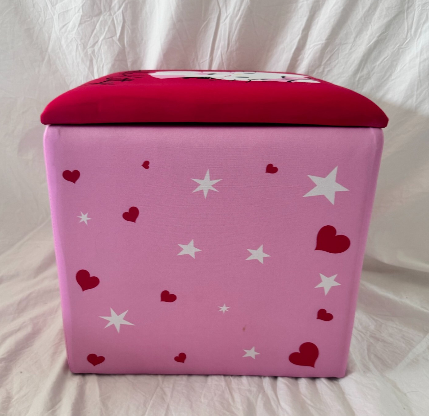 Sanrio Hello Kitty Storage Ottoman Chair New