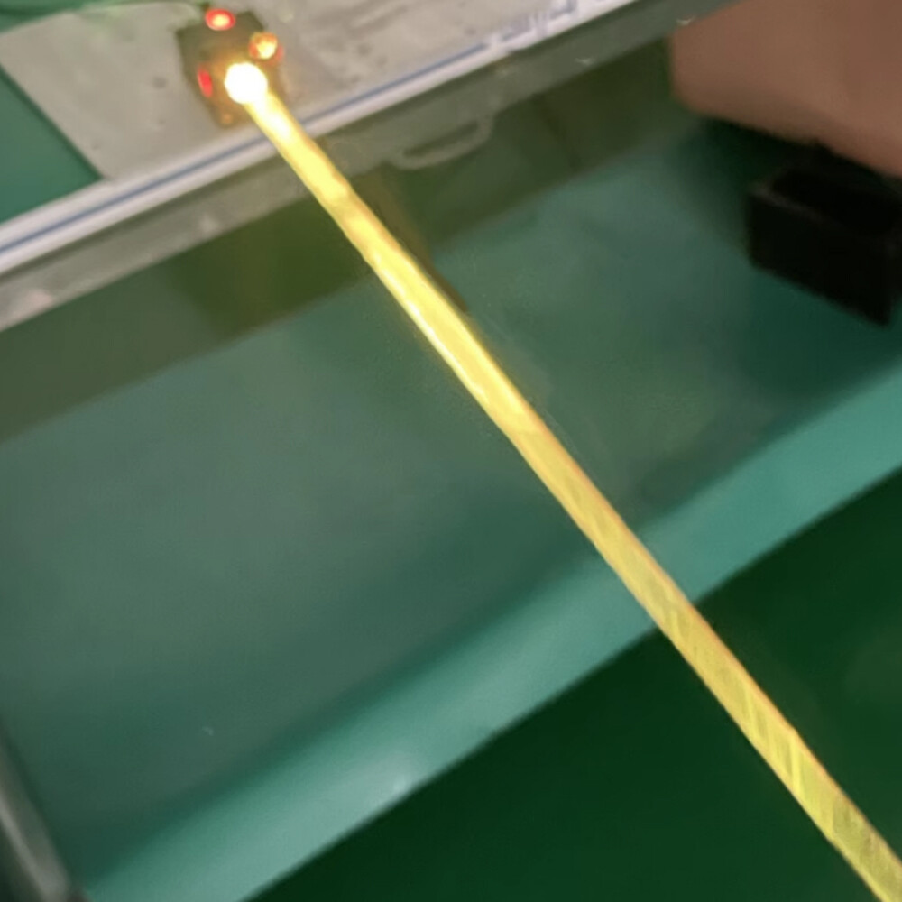 200mW Yellow Laser Synthesis Gold Light Source Research Detection Laser Module