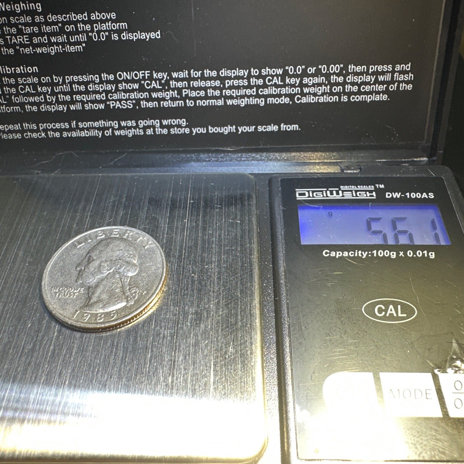 1985-D 25C Washington Quarter - Multiple Errors / Rim Doubling / DDR Errors