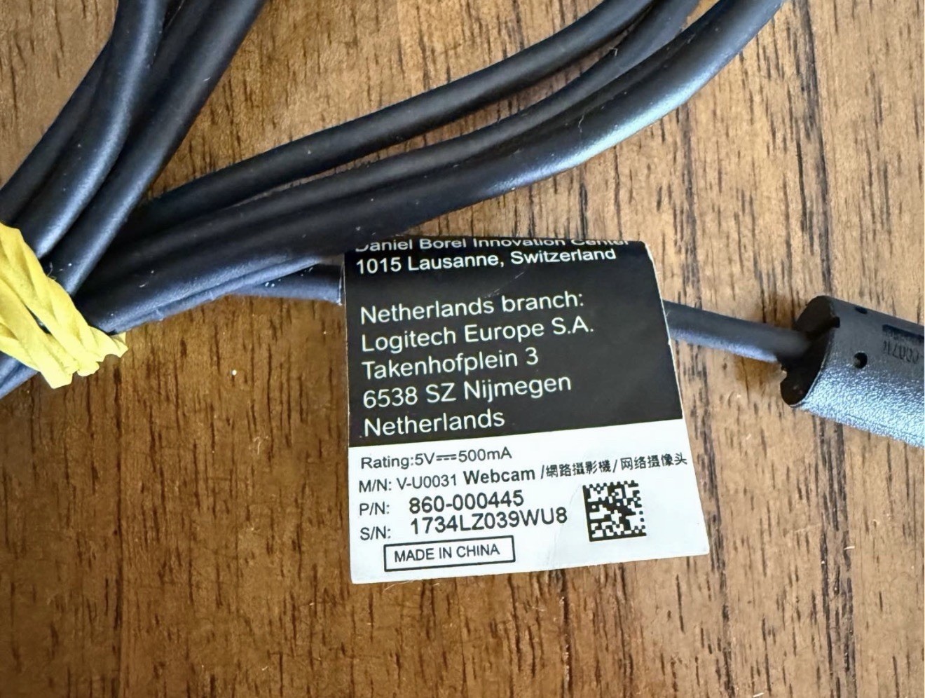 Logitech C930e HD 1080p Webcam USB Autofocus Built-In Mic Tested Working