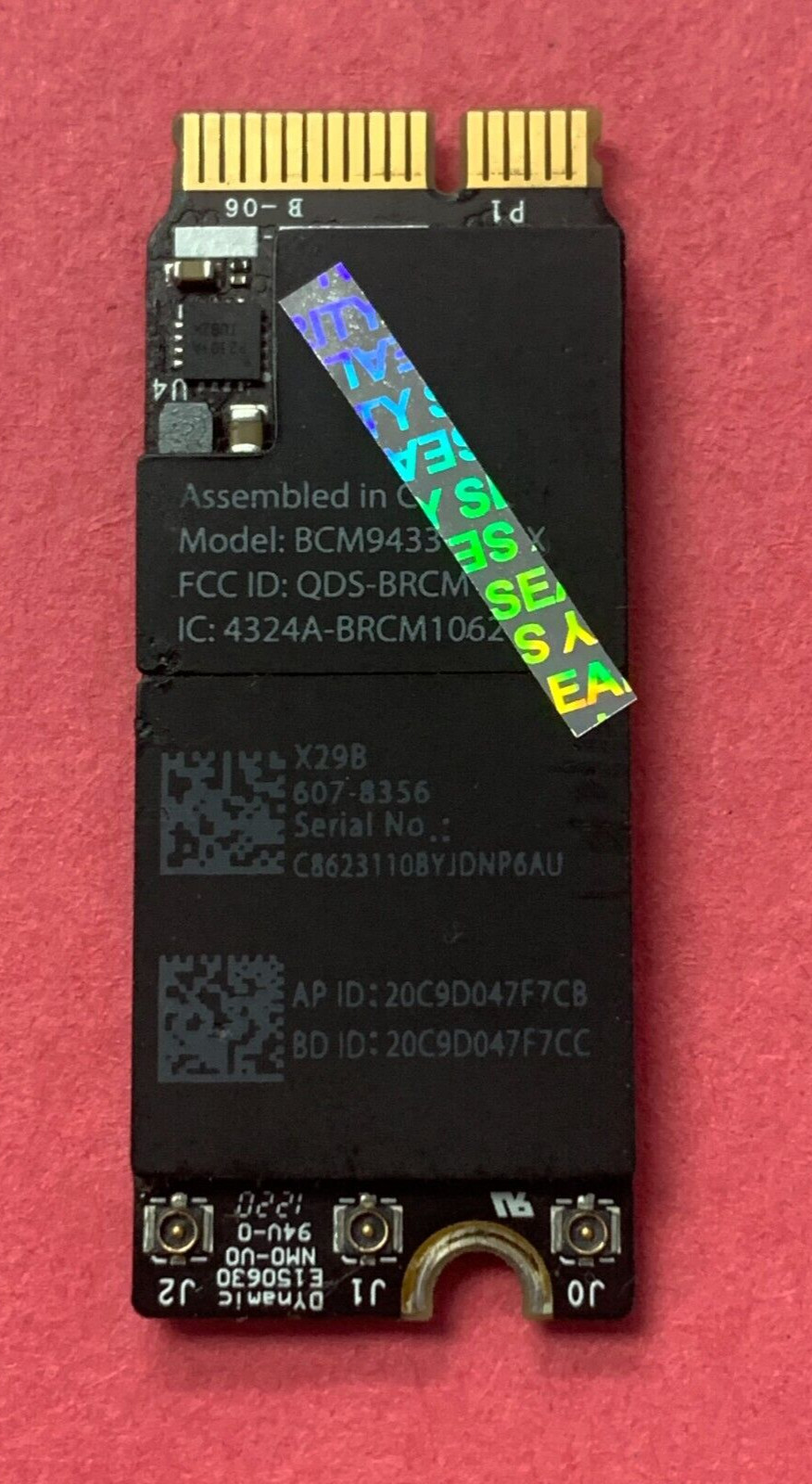 🏆APPLE MacBook Pro A1398 A1425 A1502 WIFI Wireless card 607-8356 BCM94331CSAX