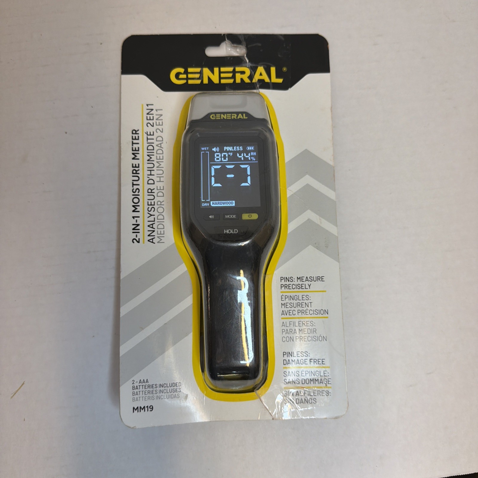 General Tools 2-in-1 Moisture Meter