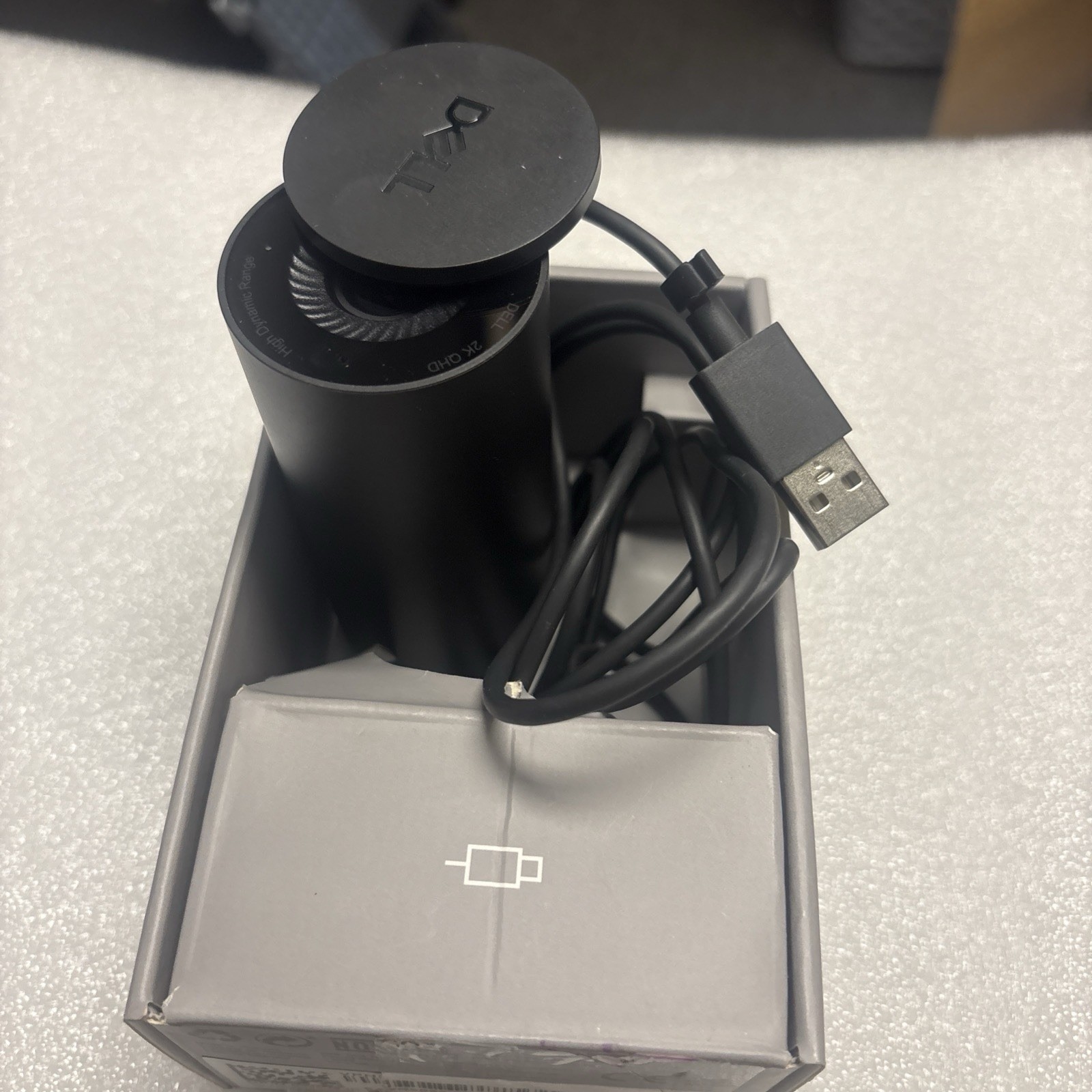 Dell Pro Webcam WB5023 2K QHD 1440p 60fps HDR Autofocus USB Camera WCMJK Tested