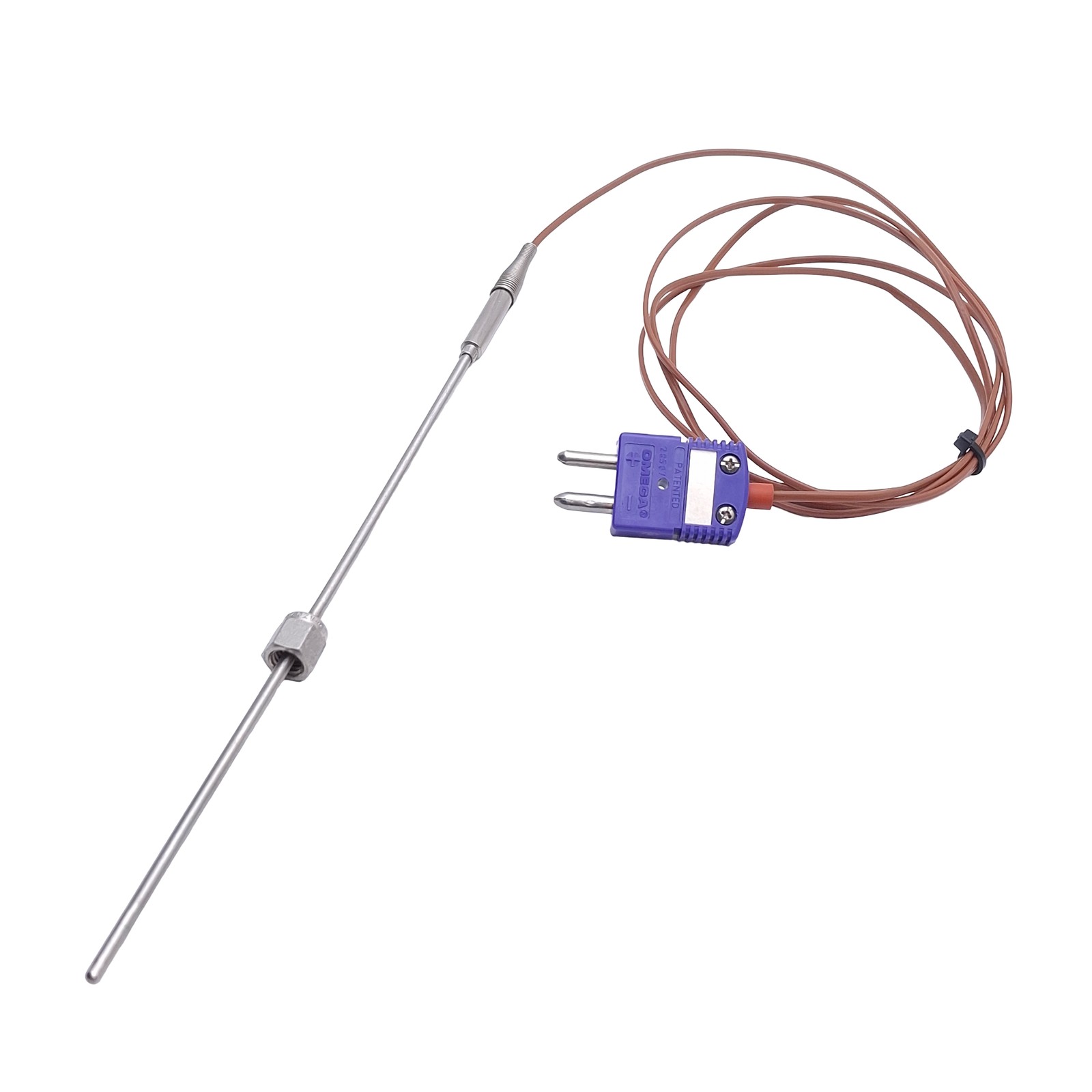 Omega Engineering TJ60-CXIN-18-U-08 Thermocouple w/ Fitting ø1/8in x 8in, Type E